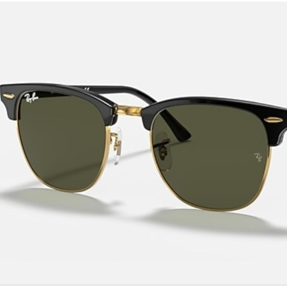 Ray-Ban Black and Gold Sunglasses